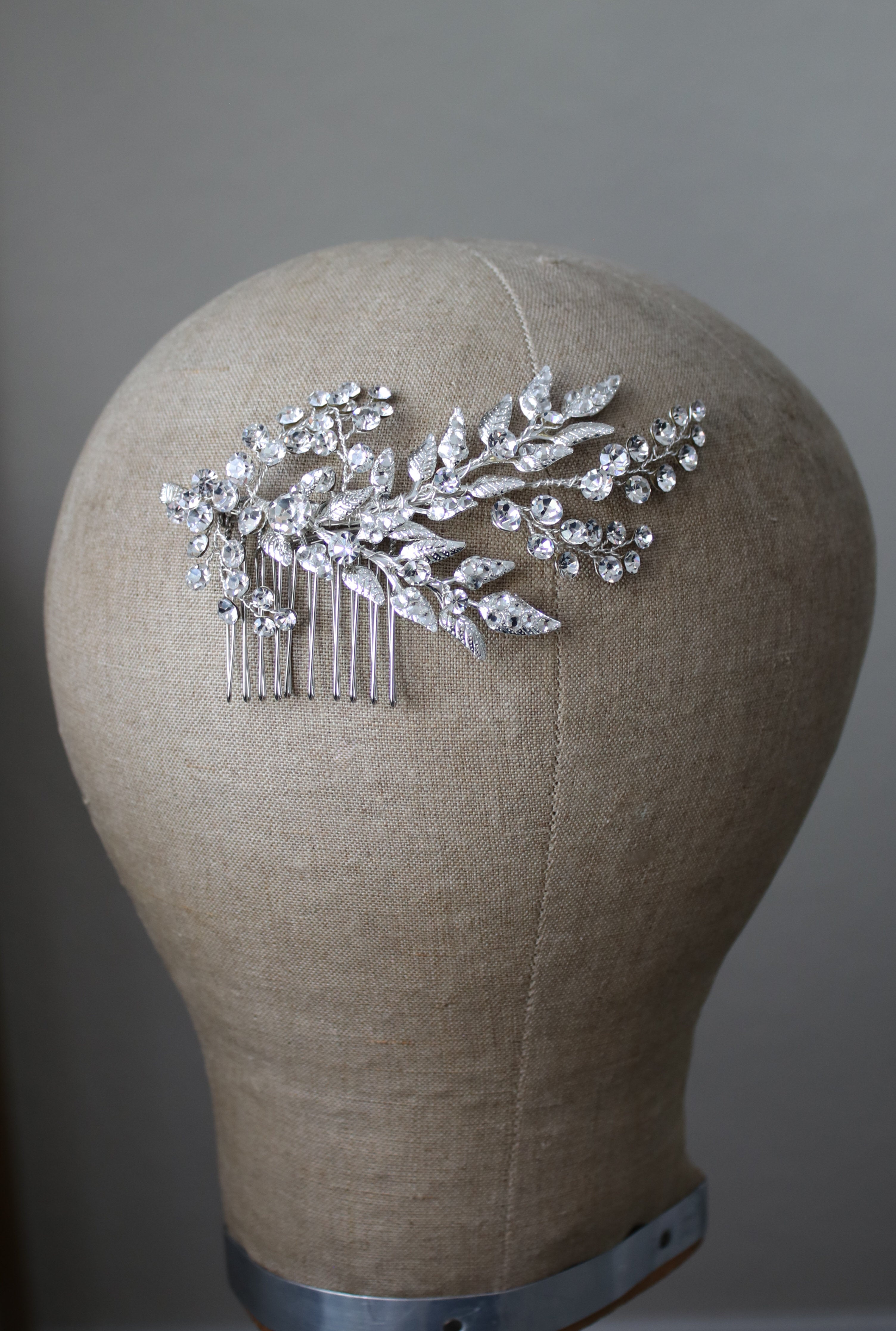 Leaf Wedding Hair Comb Hair Accessory for Brides || EDEN LUXE Bridal 