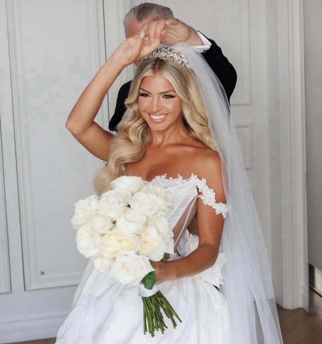 JENNA Crystal Bridal Headband