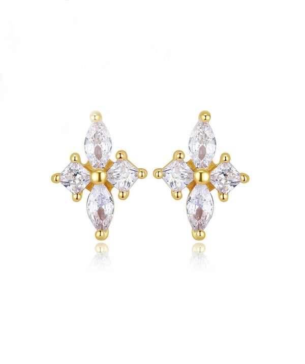 FOUR DIRECTIONS Marquise Cut Simulated Diamond Earrings | EDEN LUXE Bridal 