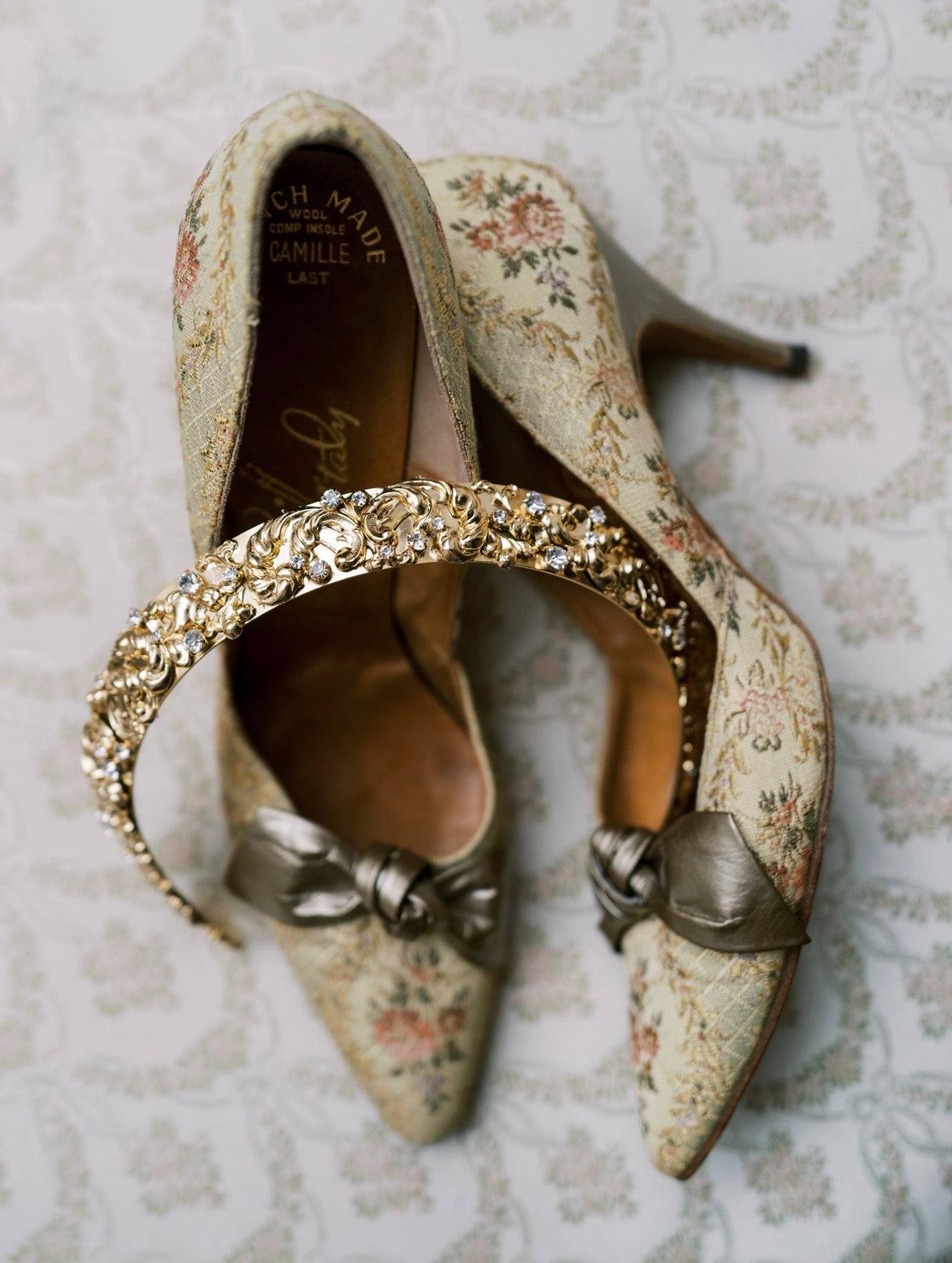 14K Gold Plated Rococo Tiara | EDEN LUXE | EDEN LUXE Bridal