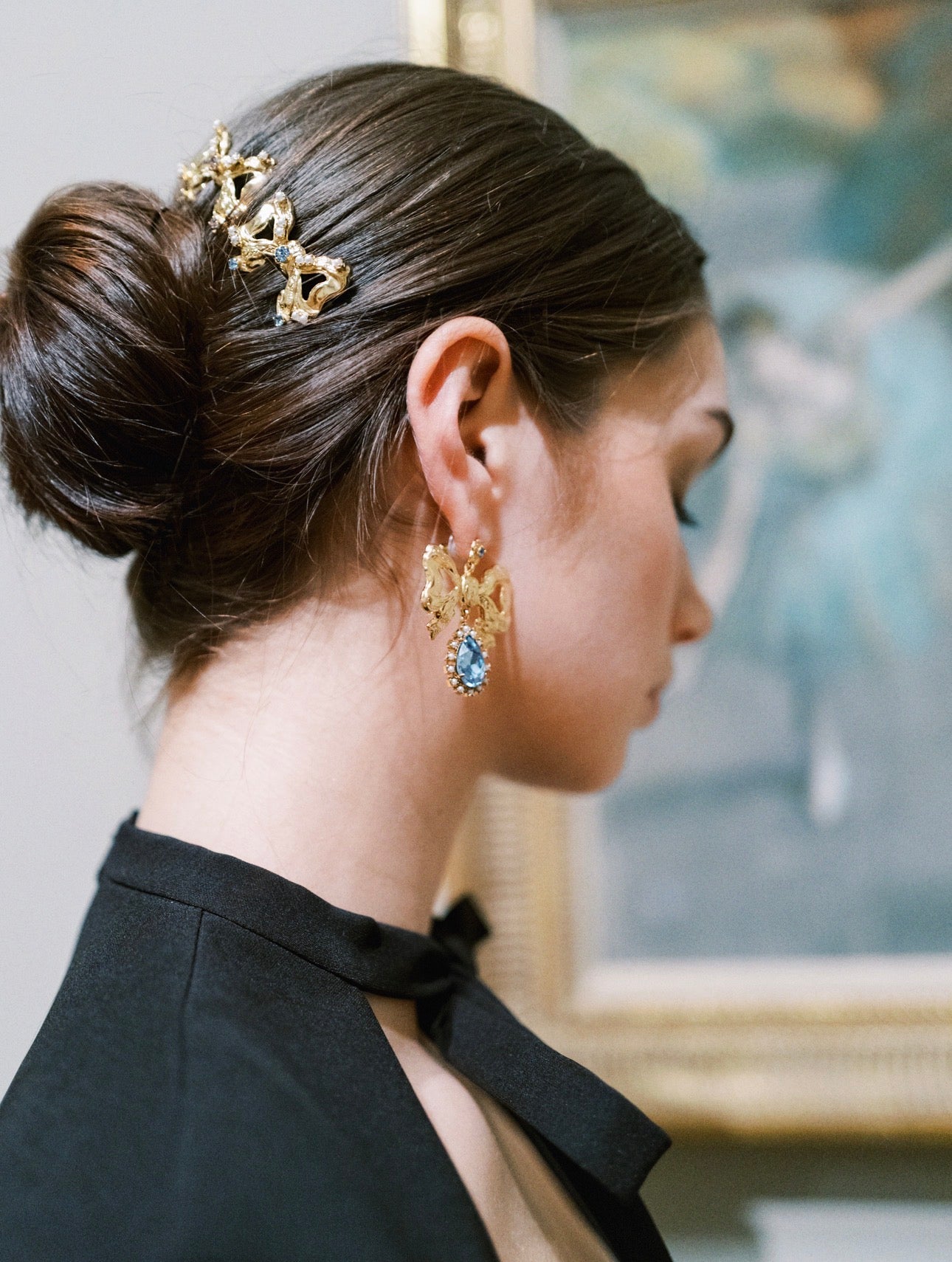 ANTOINETTE Bow Bobby Pin – EDEN LUXE Everyday