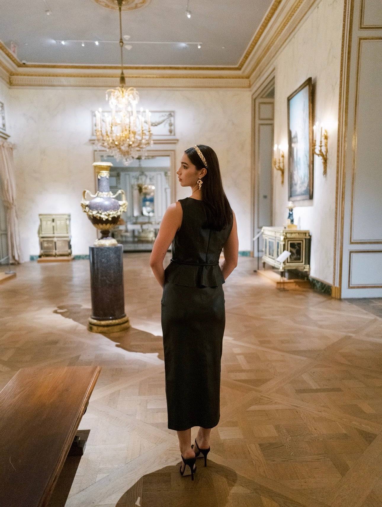 VICTORIA Everyday Tiara™ Halo – 14k Gold Plated Rococo Swarovski Crystal Crown - EDEN LUXE Everyday