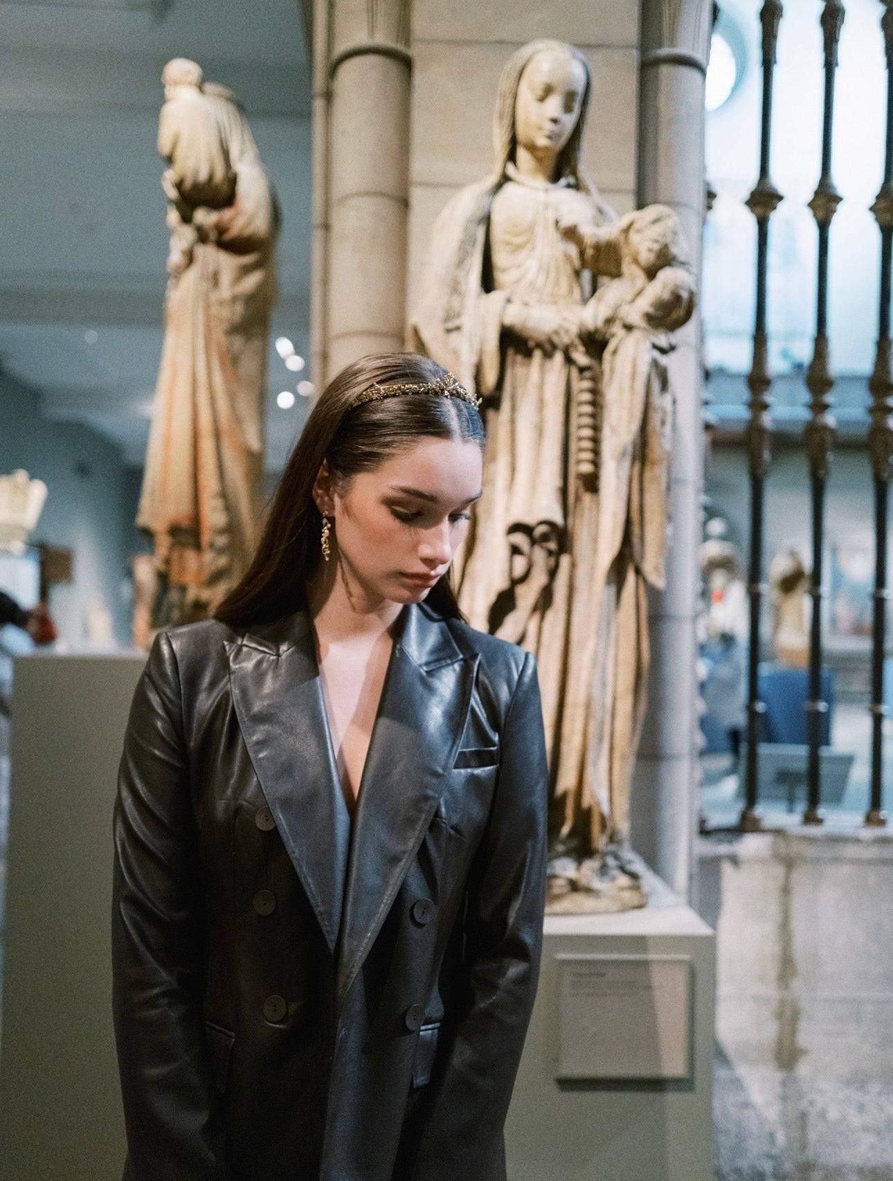 BEAUMONT Everyday Tiara™ – 14k Gold Plated Baroque Swarovski Crystal Crown - EDEN LUXE Everyday