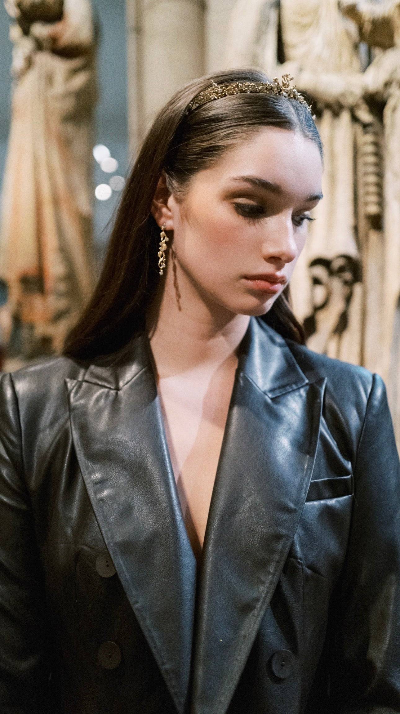 BEAUMONT Everyday Tiara™ – 14k Gold Plated Baroque Swarovski Crystal Crown - EDEN LUXE Everyday