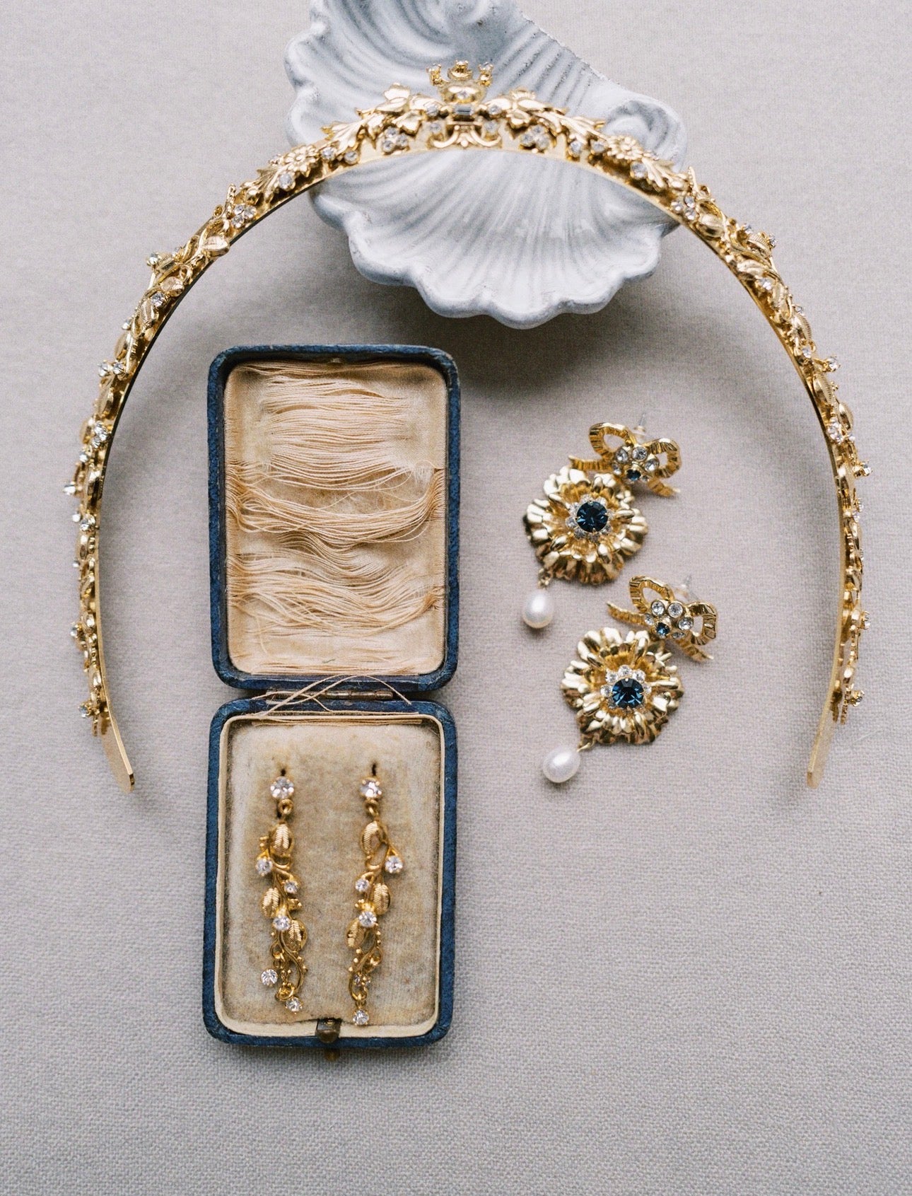 SOPHIE Freshwater Pearl Antique Inspired Earrings - EDEN LUXE Everyday