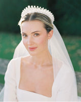 Bridal crown with veil | EDEN LUXE Bridal