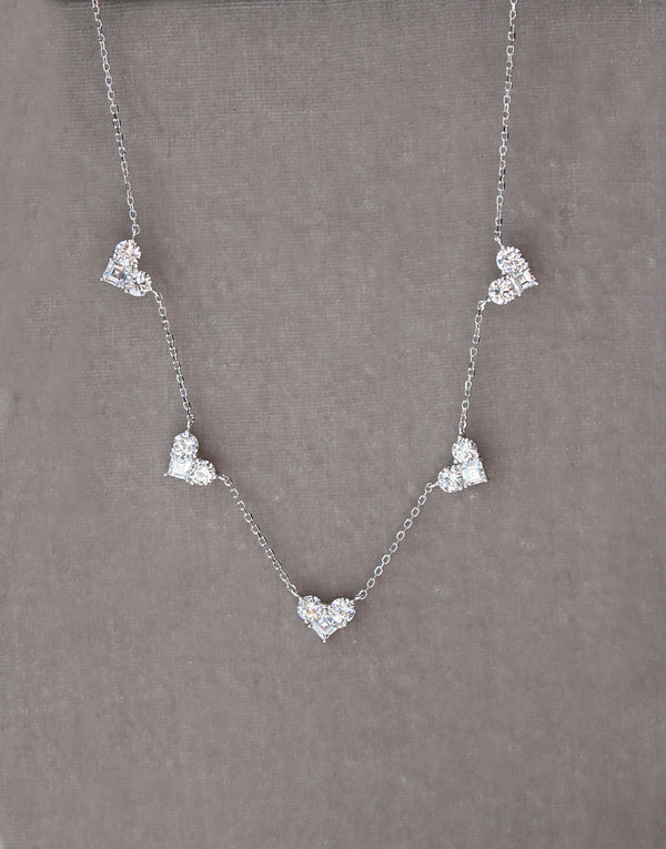 Diamond Heart Necklace | EDEN LUXE Bridal