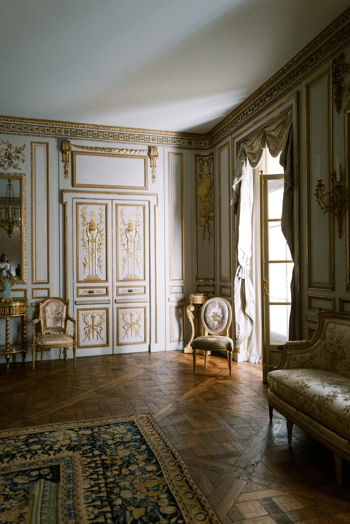 Gilded 18th-century French period room at The Metropolitan Museum of Art, the Rococo inspiration for the Antoinette Halo Everyday Tiara, Sophie Kaye x EDEN LUXE Revolution Collection | EDEN LUXE Bridal