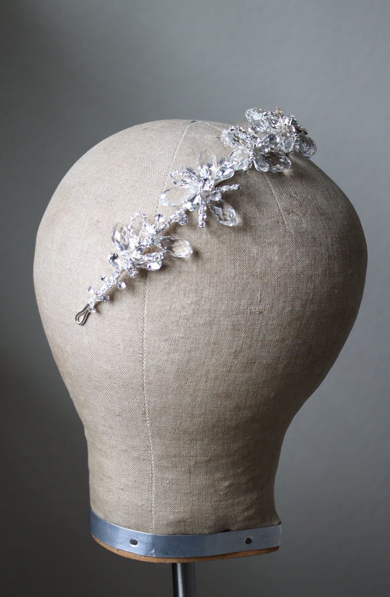 LAVINIA Crystal Bridal Headband Headpiece | EDEN LUXE Bridal