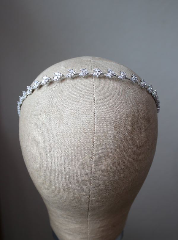 ANNABELLE Simulated Diamond Headband Headpiece