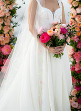 ASHLEY 3D Floral Cathedral Bridal Veil