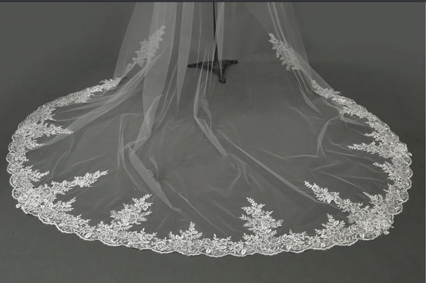 l 16 Foot Long Bridal Veil | EDEN LUXE Bridal