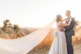 Bespoke Bejeweled Cathedral Bridal Veil WISH Veil for Kortni