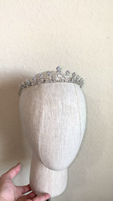 KIMBERLY Simulated Diamond Bridal Tiara