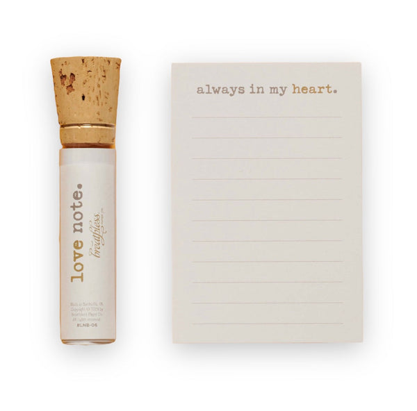 Breathless Paper Co. Apparel & Accessories "Always In My Heart" Love Note Bottle