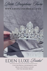 Petite PERSEPHONE Royal Bridal Crown