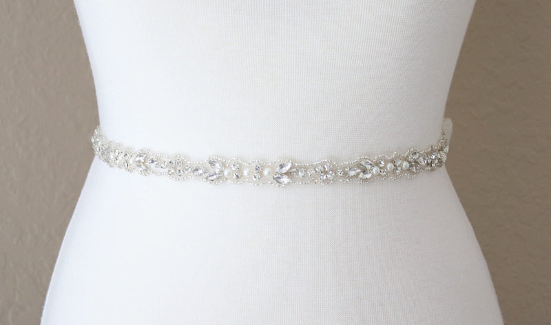 Never Fully Dressed Bridal embellished pearl bralet