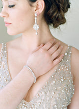 EDEN LUXE Bridal Bracelet ANGELIQUE Cubic Zirconia Bridal Bracelet