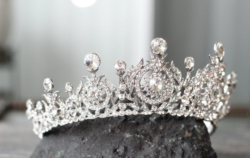 EDEN LUXE Bridal Crown TANYA Swarovski Crystal Full Crown