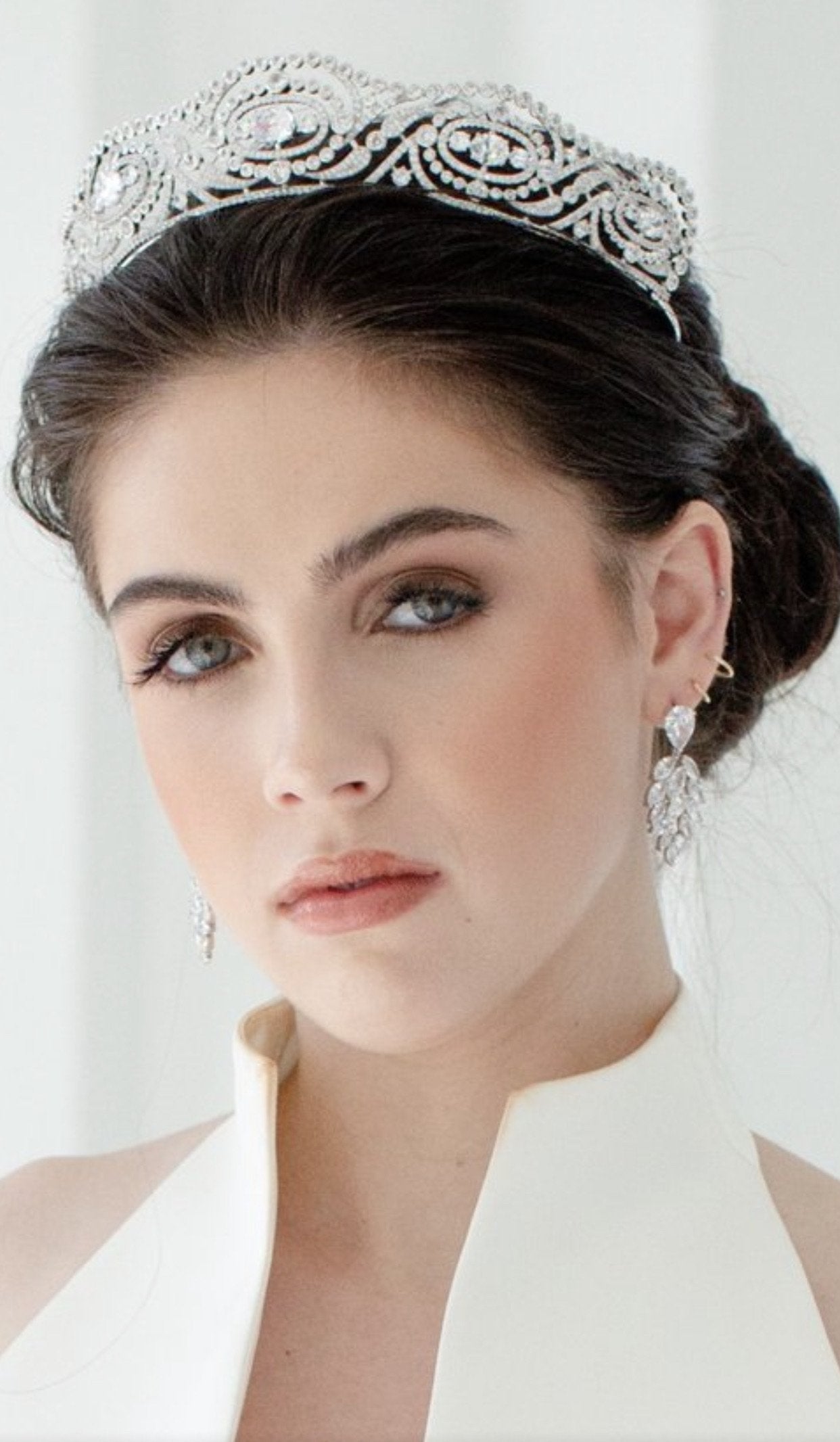 EDEN LUXE Bridal Earrings HYACINTH Simulated Diamond Earrings