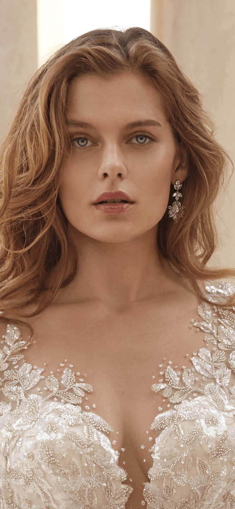 Statement Bridal Earrings Wedding Earrings INES EDEN LUXE Bridal