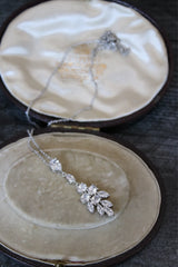 EDEN LUXE Bridal Earrings JASMINE Bridal Drop Earrings and Necklace Set