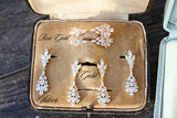 EDEN LUXE Bridal Earrings Rose Gold JESSICA Bridal Drop Earrings