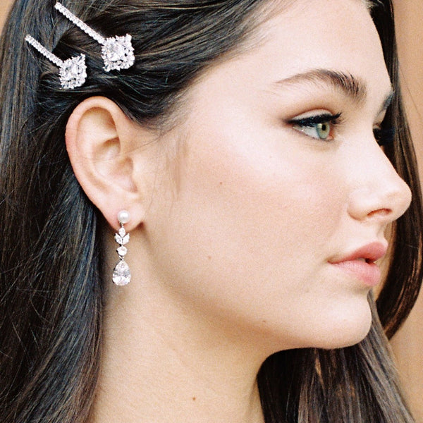 Kenzie Pearl Gold Hoop Earrings – Joanna Bisley Designs