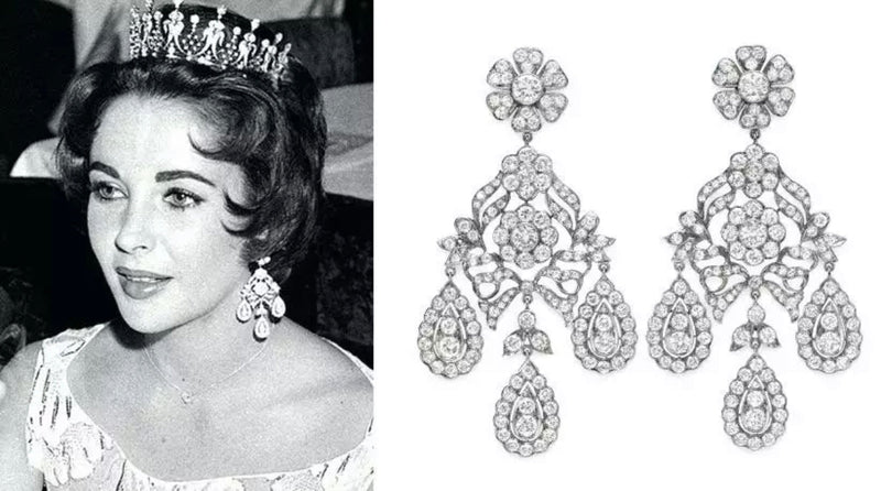 EDEN LUXE Bridal Earrings STRATHMORE ROSE Simulated Diamond Earrings