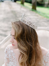 EDEN LUXE Bridal Full Crown CORDELIA Crown