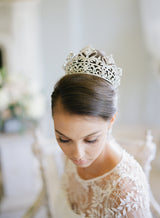 EDEN LUXE Bridal Full Crown CORDELIA Crown