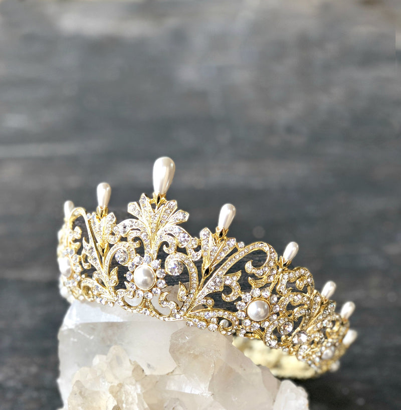 Gold Wedding Crown