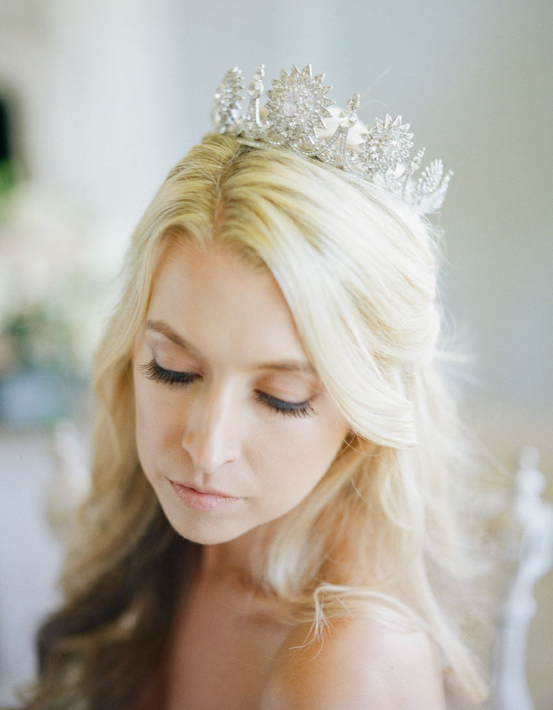 EDEN LUXE Bridal Full Crown The BRIANNE Crown