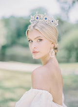 EDEN LUXE Bridal Full Crown ZARA Sapphire Bridal Full Crown