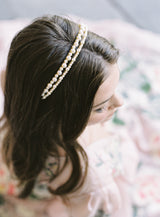 EDEN LUXE Bridal Headbands COSETTE Pearl Headbands