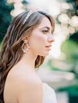 EDEN LUXE Bridal Earrings Only ALANA Freshwater Pearl Statement Earrings