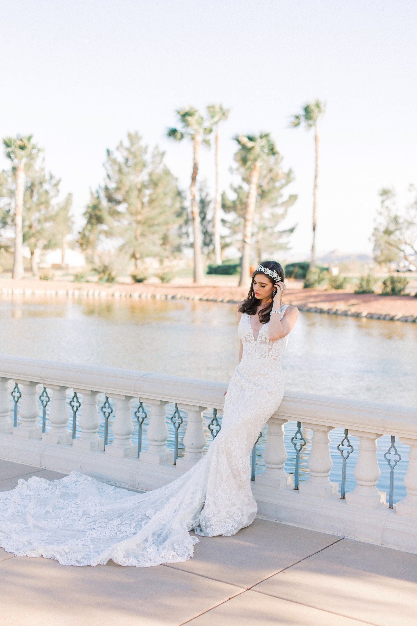 EDEN LUXE Bridal Headpiece ANAIS Simulated Diamond Headpiece