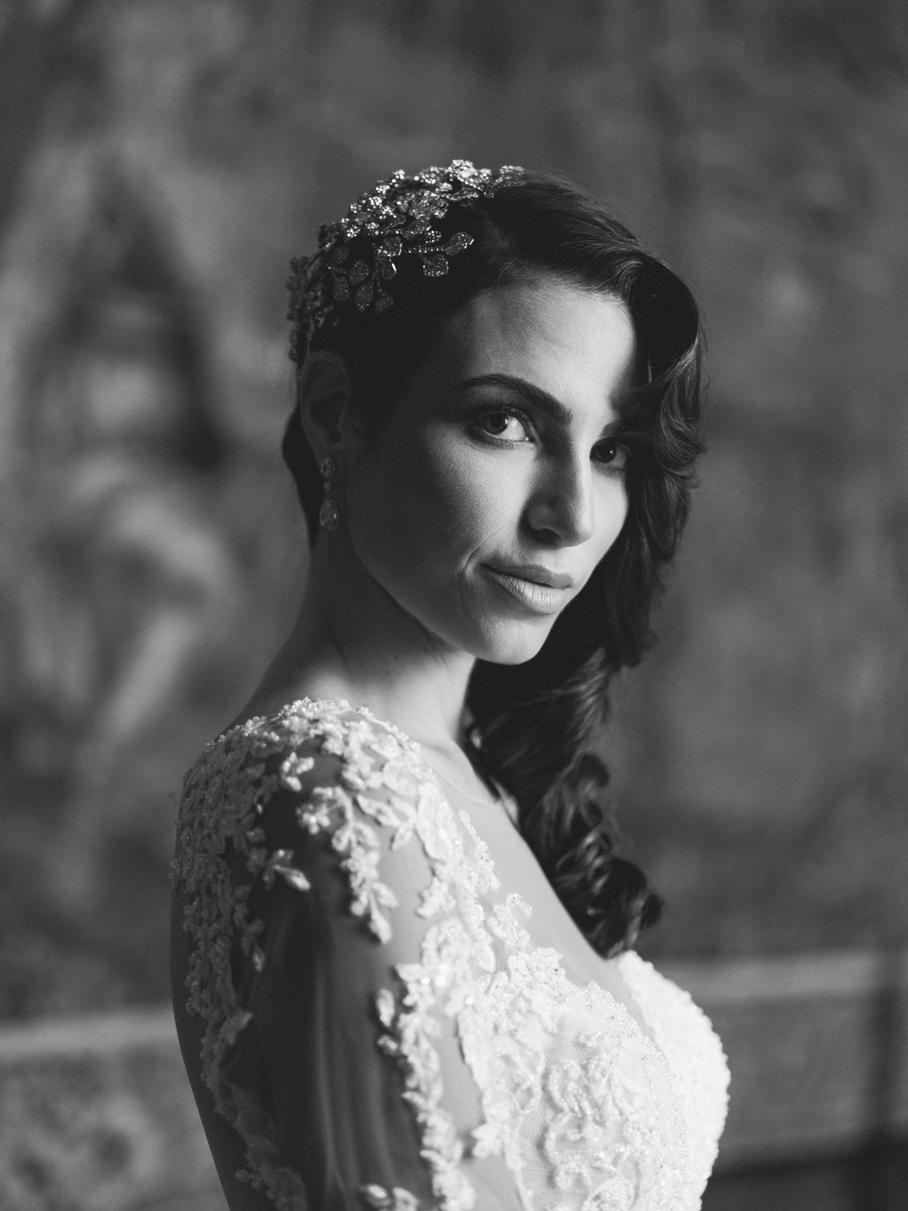 EDEN LUXE Bridal Headpiece ELODIE Simulated Diamond Bridal Headpiece