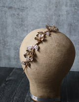 EDEN LUXE Bridal Headpiece ROSELLE Floral Headband Headpiece