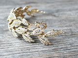 EDEN LUXE Bridal Headpieces ALESIA Leaves of the Manor Headpiece