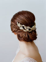 EDEN LUXE Bridal Headpieces Gold ALESIA Leaves of the Manor Headpiece