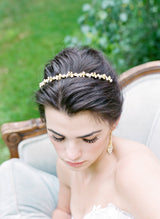 EDEN LUXE Bridal Headpieces Gold MINA Gold Headband Tiara