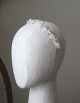 EDEN LUXE Bridal Headpieces MAEVE Freshwater Pearl Bridal Crystal Headband