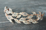 EDEN LUXE Bridal Headpieces Rose Gold ALESIA Leaves of the Manor Headpiece
