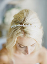 EDEN LUXE Bridal Headpieces Silver MINA Gold Headband Tiara