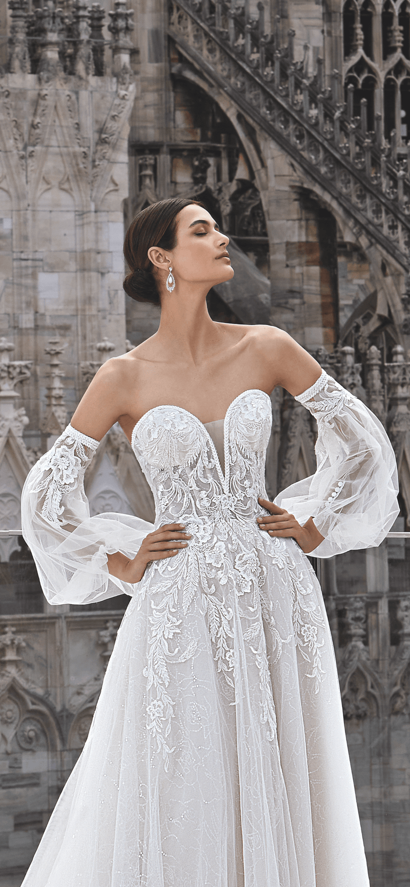 Detachable pearl 2025 drop earrings