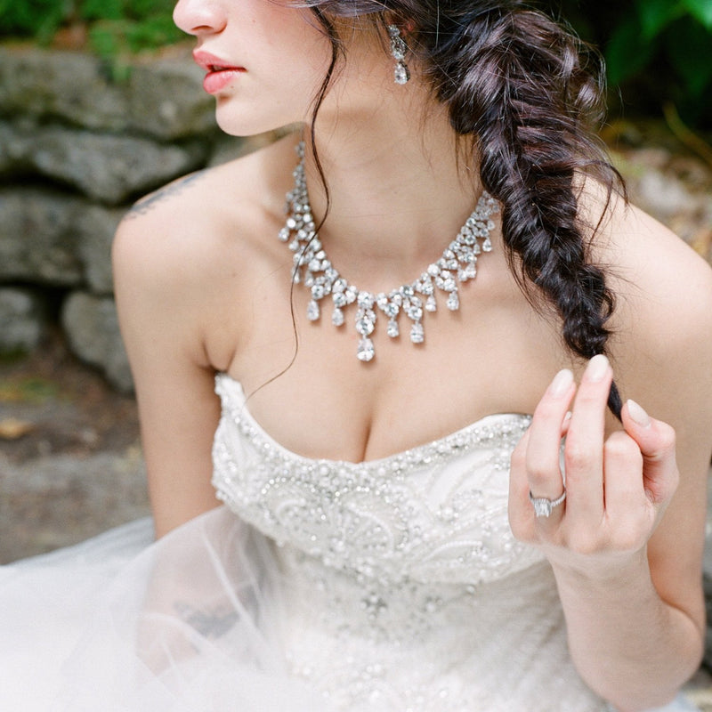 EDEN LUXE Bridal Necklace Necklace Only BRIANNA Necklace