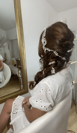 EDEN LUXE Bridal Tiara ELISABETTA Simulated Diamond Bridal Headpiece