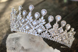 EDEN LUXE Bridal Tiara FIONA Simulated Diamond Crown