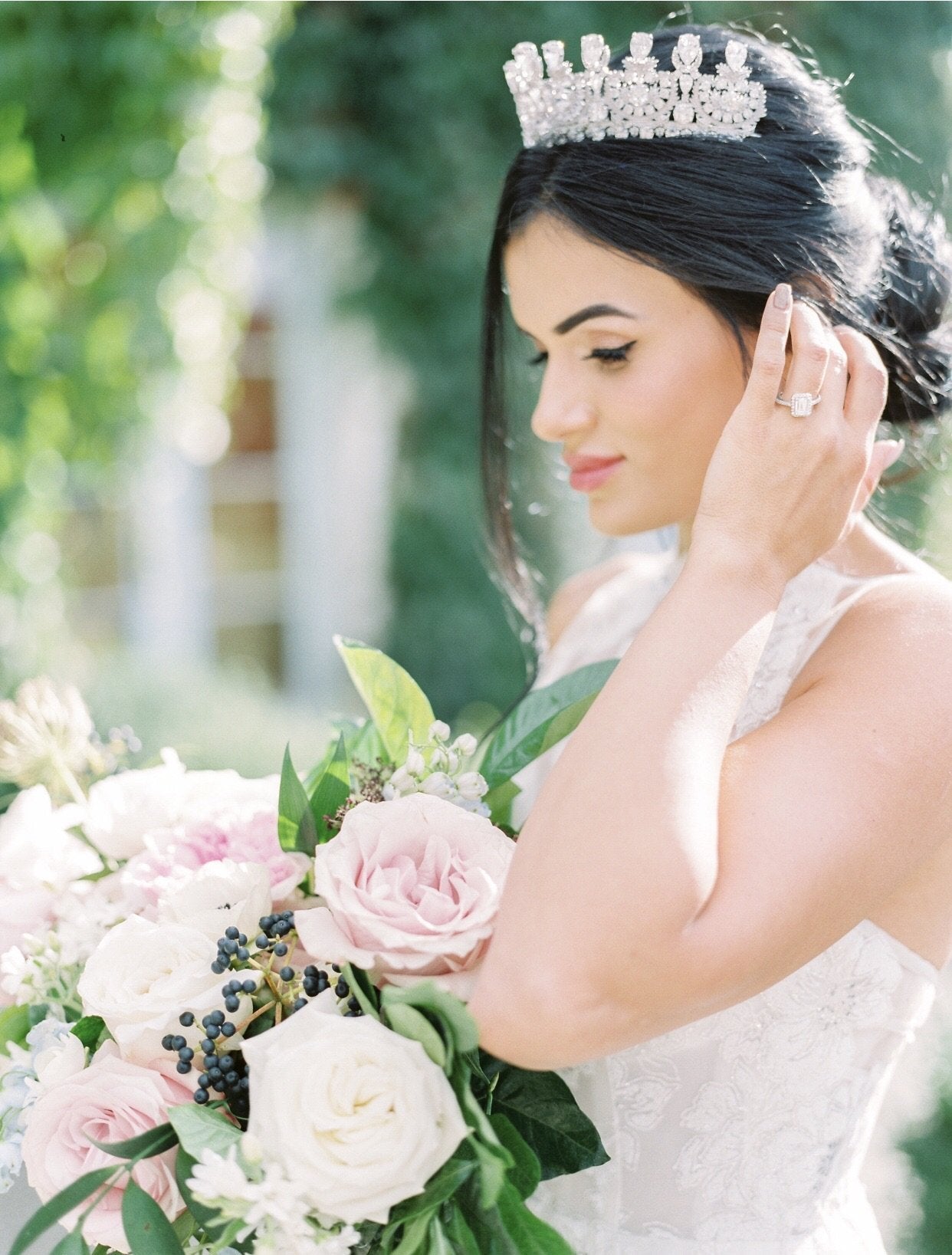 EDEN LUXE Bridal Tiara KATHERINE Royal Bridal Tiara